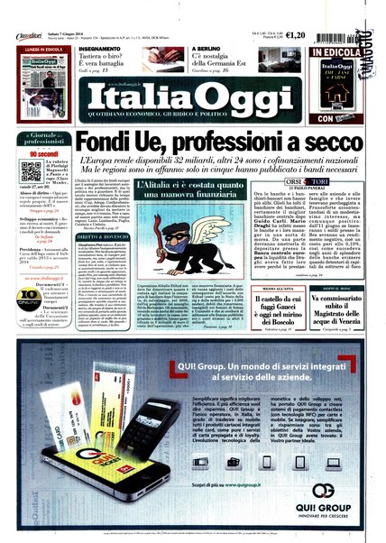 Italia oggi : quotidiano di economia finanza e politica